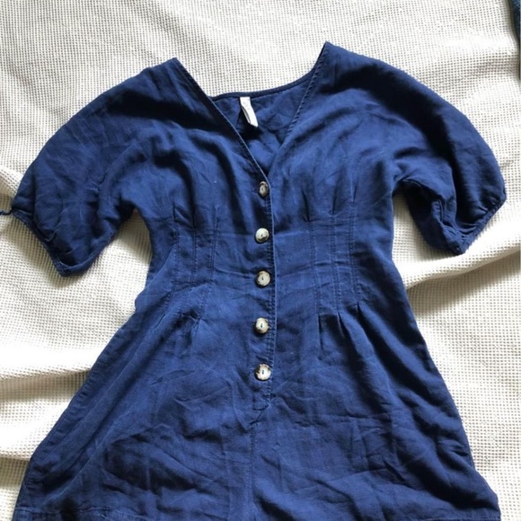 Zara Navy Romper - Picture 3 of 3